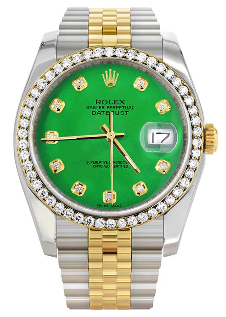 New Style, Hidden Clasp, Gold Rolex Datejust Watch