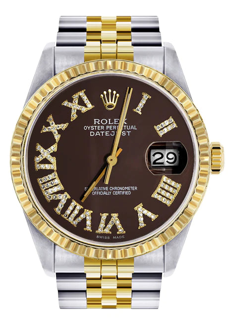 Womens Rolex Datejust Watch 16233 Two Tone, 36Mm