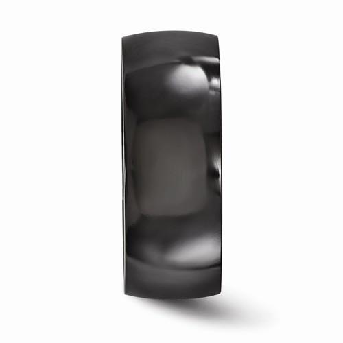 Edward Mirell Titanium Black Ti Ring - 8mm - AydinsJewelry