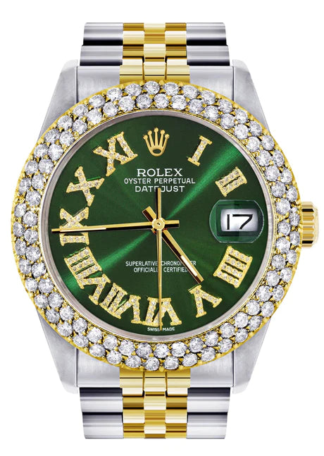 Rolex watch women green Clearance