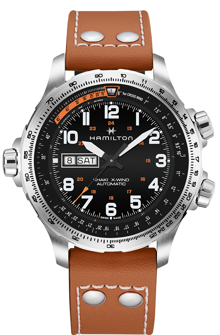 KHAKI AVIATION X-WIND DAY DATE AUTO - H77755533