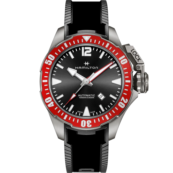 KHAKI NAVY FROGMAN TITANIUM AUTO - H77805335