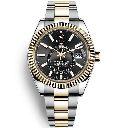 Sky dweller two tone black Clearance