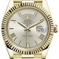 Rolex President Day Date 40mm 228238 18k Yellow Gold Silver Roman Numeral