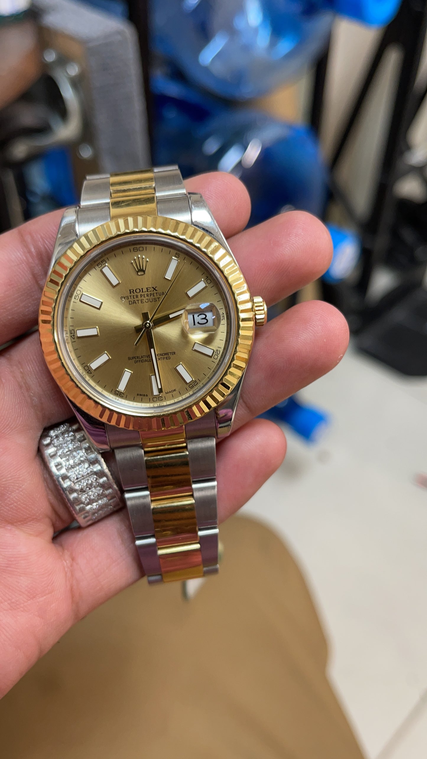 Rolex 116333 Datejust II 18k Stainless Steel 41mm