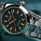 Rolex 116400gv Stainless Steel Milgauss 40mm with green crystal