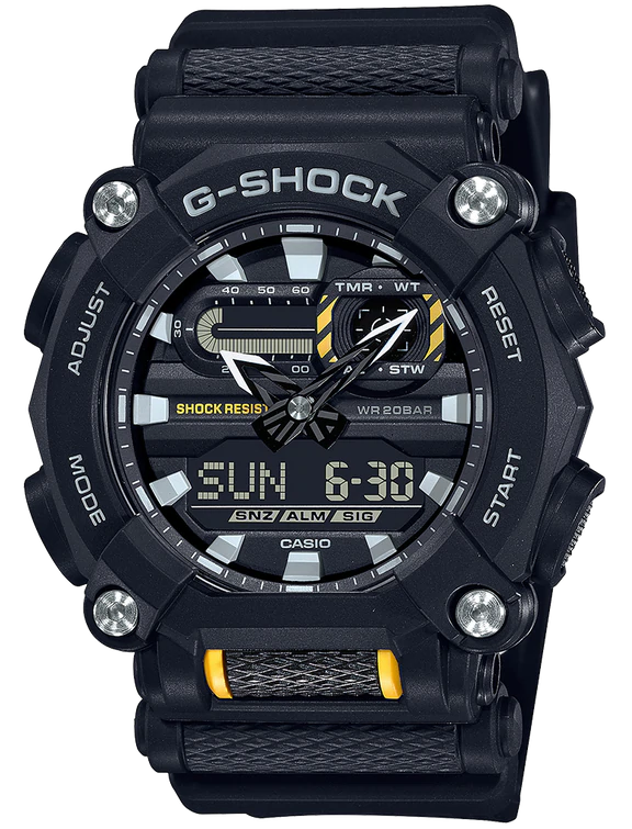 Mens yellow g shock 2025 watch