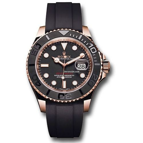 ROLEX 18k Everose Gold Yacht-Master 40 2021 126655 NEW unworn