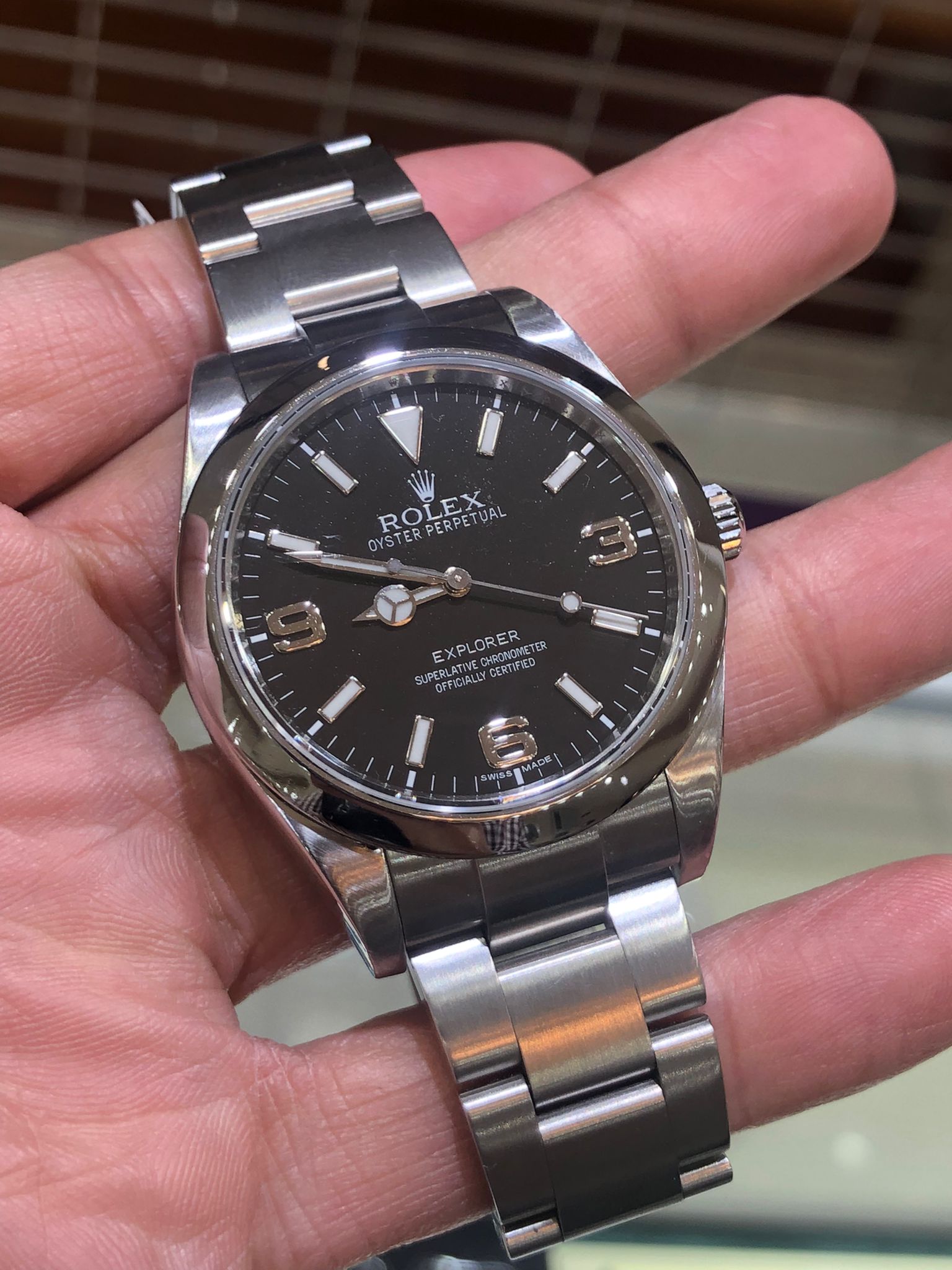 Explorer 39mm Rolex Explorer Perpetual Rolex Explorer 39 On Wrist ROLEX EXPLORER SS 39mm