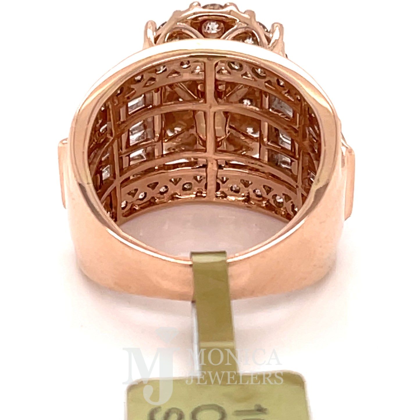 10k Rose Gold 3 Carat Engagement Ring Oval