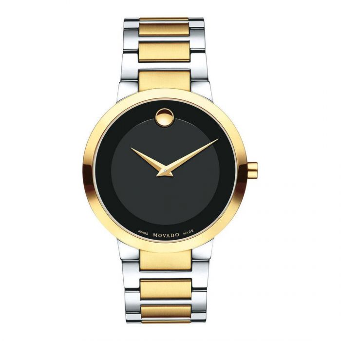 Movado Modern Classic Men's Two-Tone Gold Pvd Finish