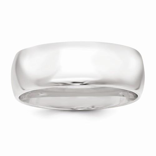Sterling Silver 8mm Comfort Fit Band - AydinsJewelry
