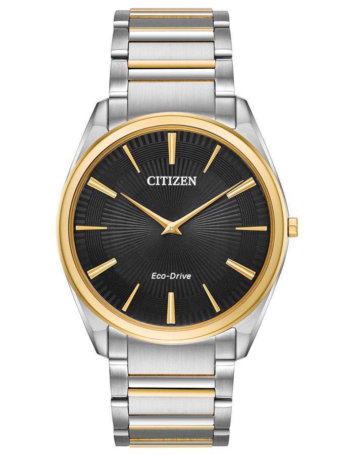 Citizen Eco-Drive Stiletto Two-Tone Mens Watch AR3074-54E