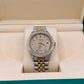 Rolex Datejust iced out Yellow gold/ Stainless steel Jubilee with Iced out Rainbow Arabic Numeral Diamond dial