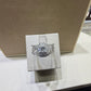 1 CTW Twist Halo Diamond Wedding Set | 14K White Gold, 0.31 CT Center
