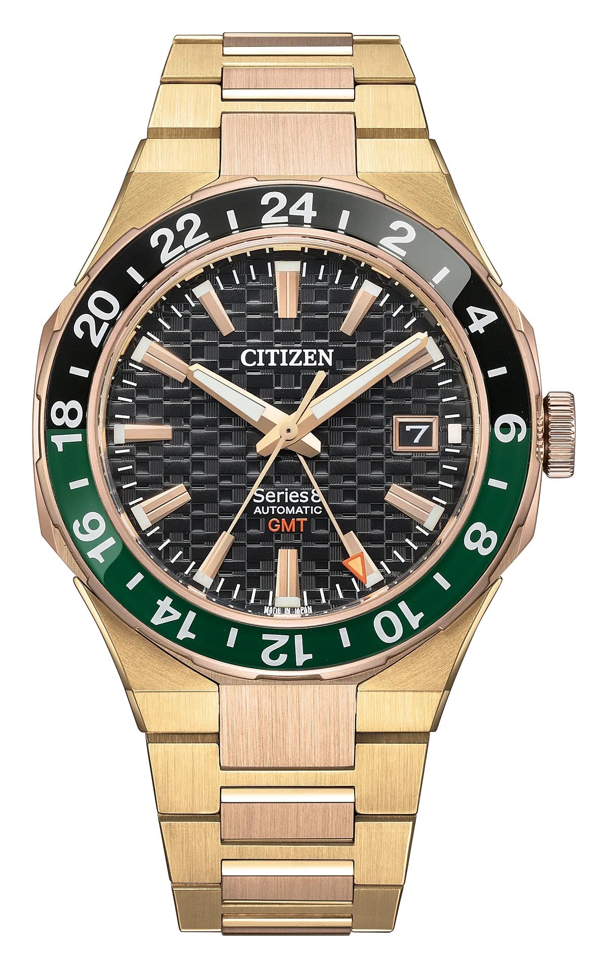 Citizen Series8 880 GMT Black Dial Stainless Steel Bracelet NB6033-51E NB603351E