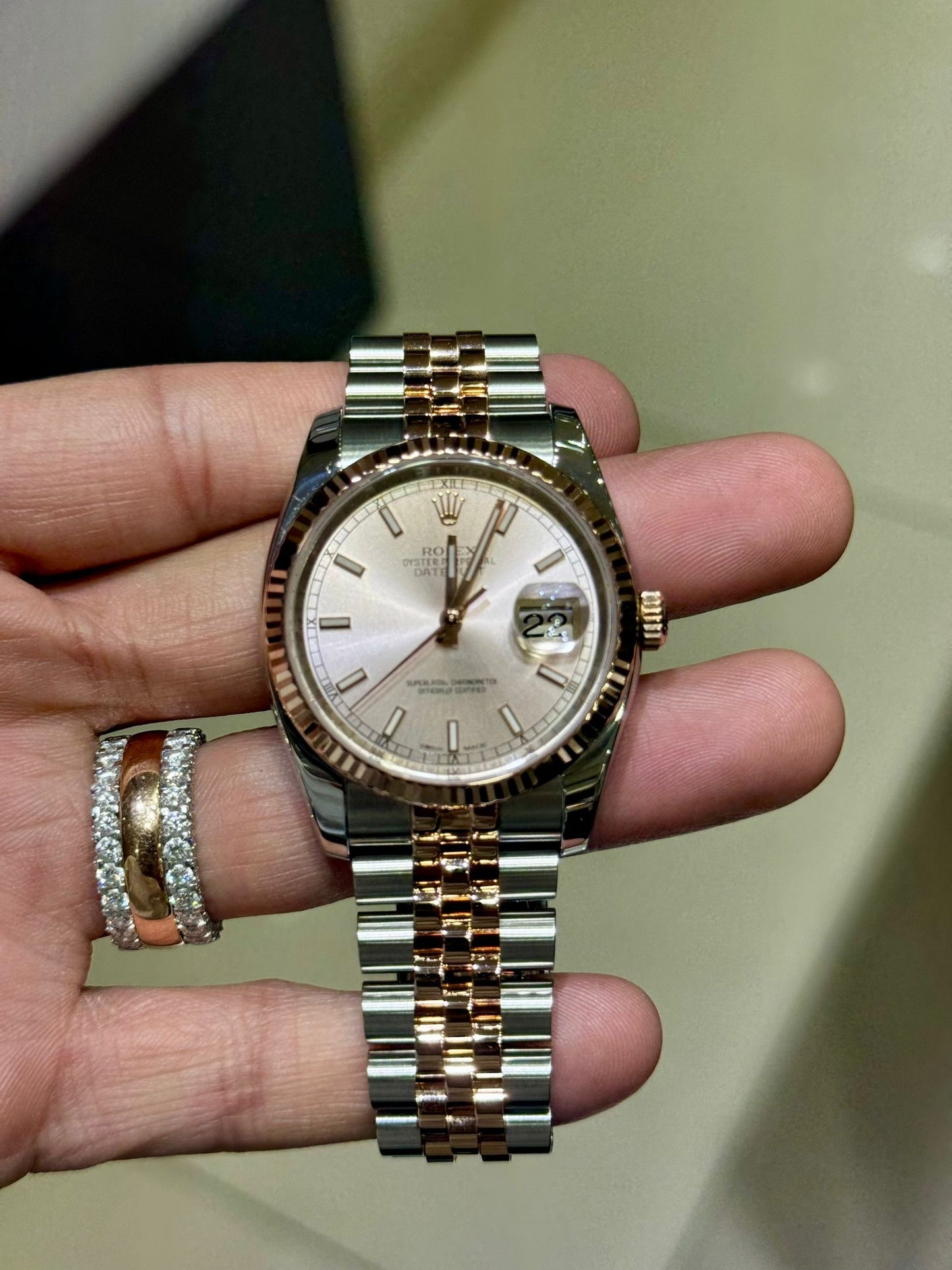 Rolex Datejust | 18k Rose gold & Stainless Steel | 36 mm 116231