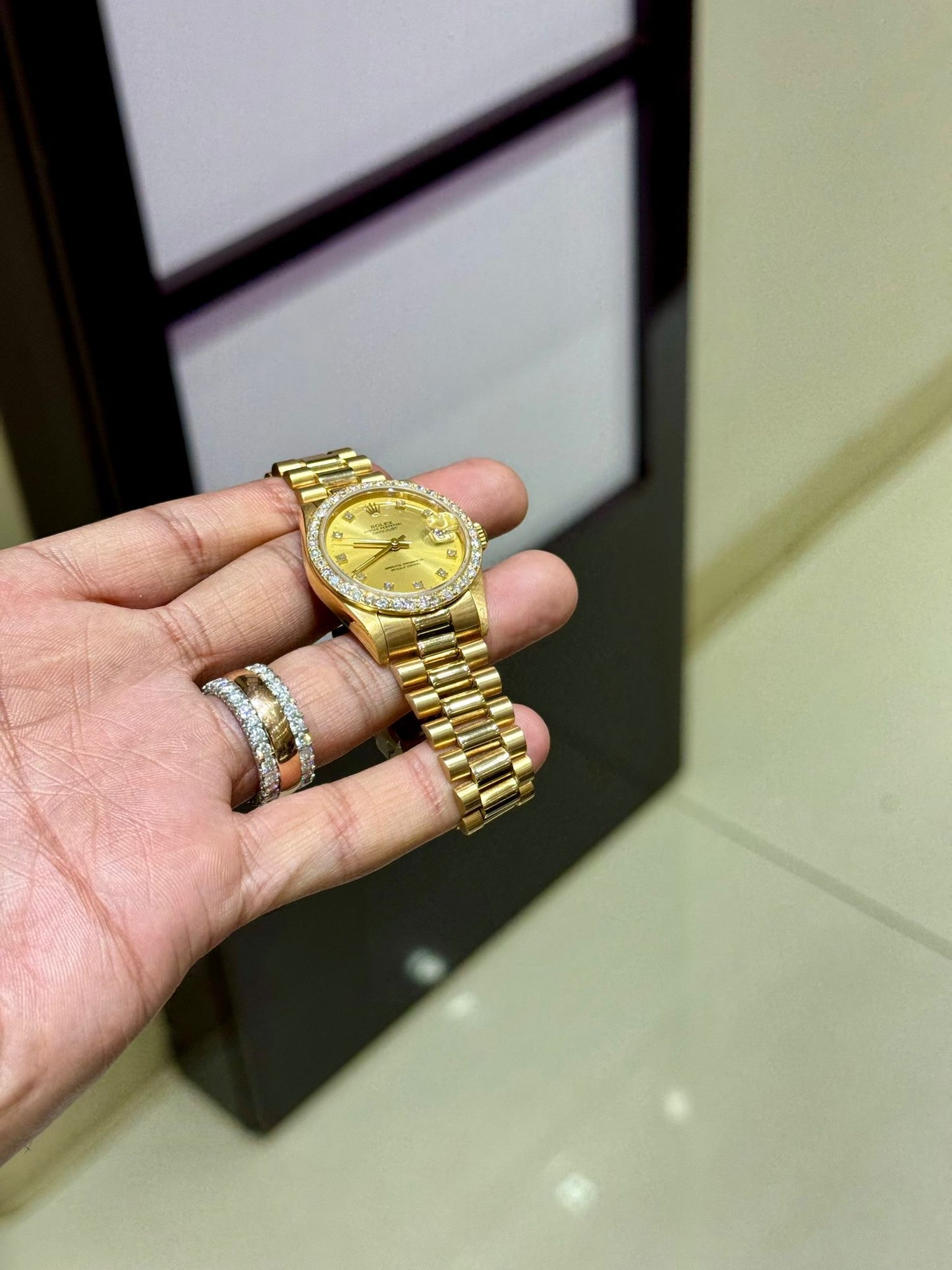 Rolex 68278 Ladies President 18k Mid size 31mm