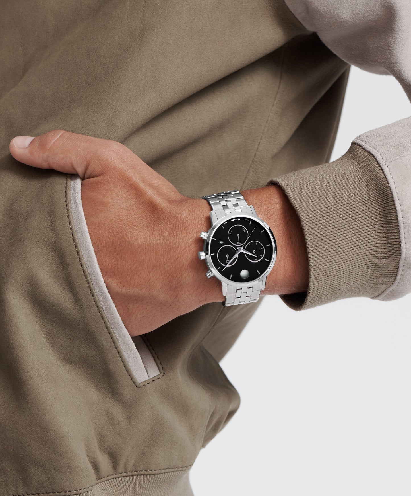 Movado Museum Classic Chronograph 0607776 42mm Men watch