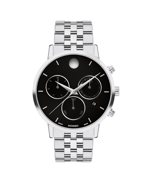 Movado Museum Classic Chronograph 0607776 42mm Men watch