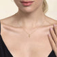 Gabriel & Co. 14K Yellow Plain Gold Bujukan 12mm Cross Necklace
