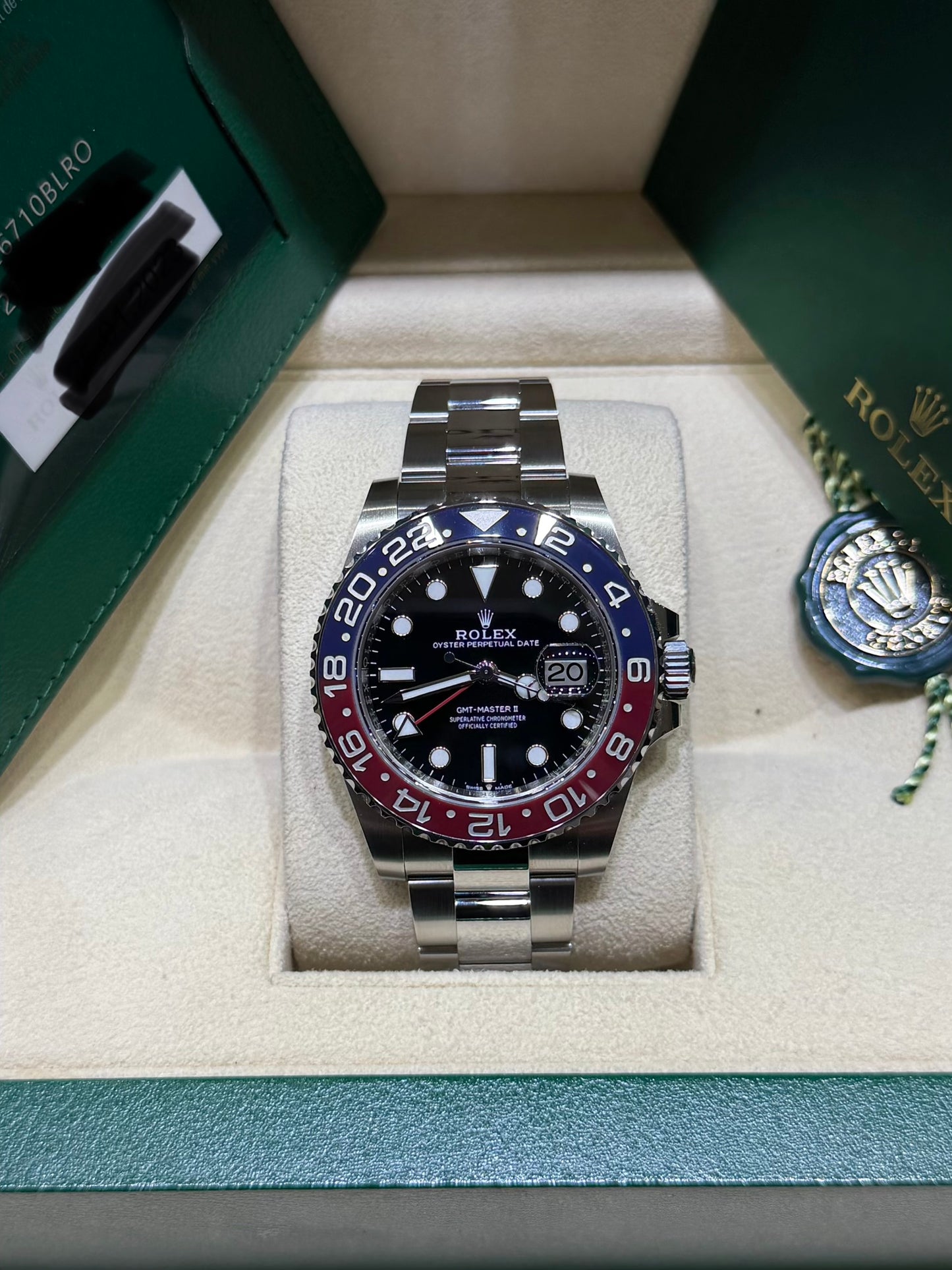 Rolex GMT-Master II 126710BLRO Pepsi Blue/Red