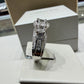 1.45 CTW Emerald Cut Three-Stone Diamond Ring | 14K White Gold