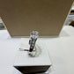 1.49 CTW Emerald Cut Three Stone Engagement Ring | 14K White Gold