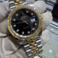 Rolex Datejust 41mm Yellow Gold and Steel 126333 Factory Diamond Dial