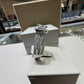 2.65 CTW Natural Diamond Princess Cut Composite Cushion Halo Engagement Ring in 14K White Gold