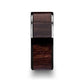 KENDO Black Ceramic Polished Finish Ring with Black Walnut Wood Inlay - 6mm - 10mm
