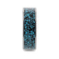 TURKUAZ Crushed Turquoise Inlay Tungsten Men's Wedding Band With Flat Polished Edges - 8mm