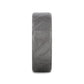 DIEMOS Flat Black Titanium Ring with Meteorite and Beveled Edges - 8mm