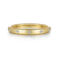 Gabriel & Co. 14K Yellow Gold Diamond Stackable Ladies Ring .04CTW