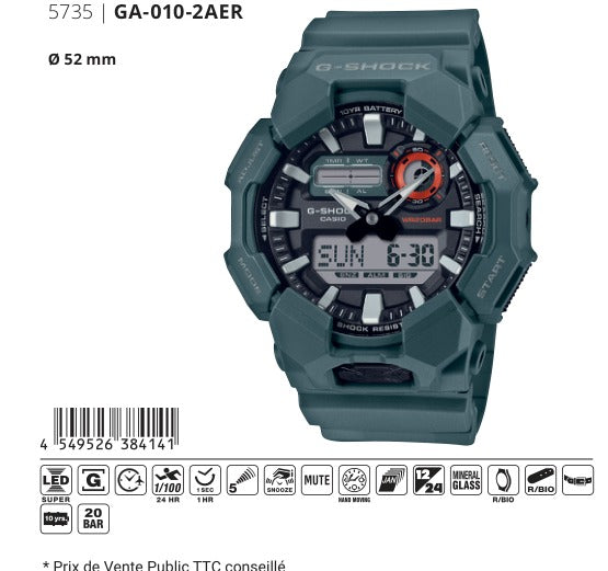 Casio G-Shock GA-010-2A
