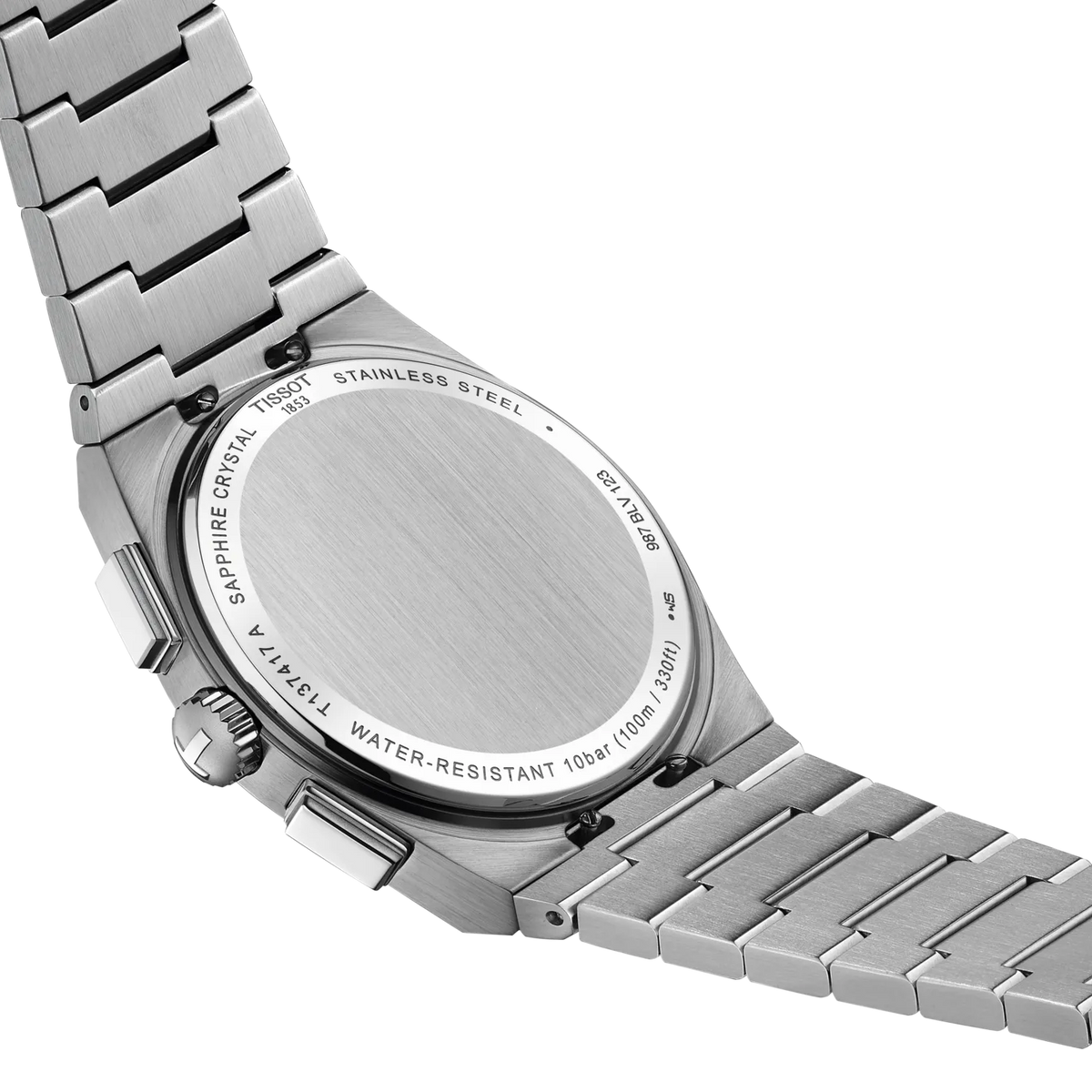 Tissot PRX 41mm Chronograph T137.417.11.041.00 Blue Dial Stainless Steel Quartz — official product image