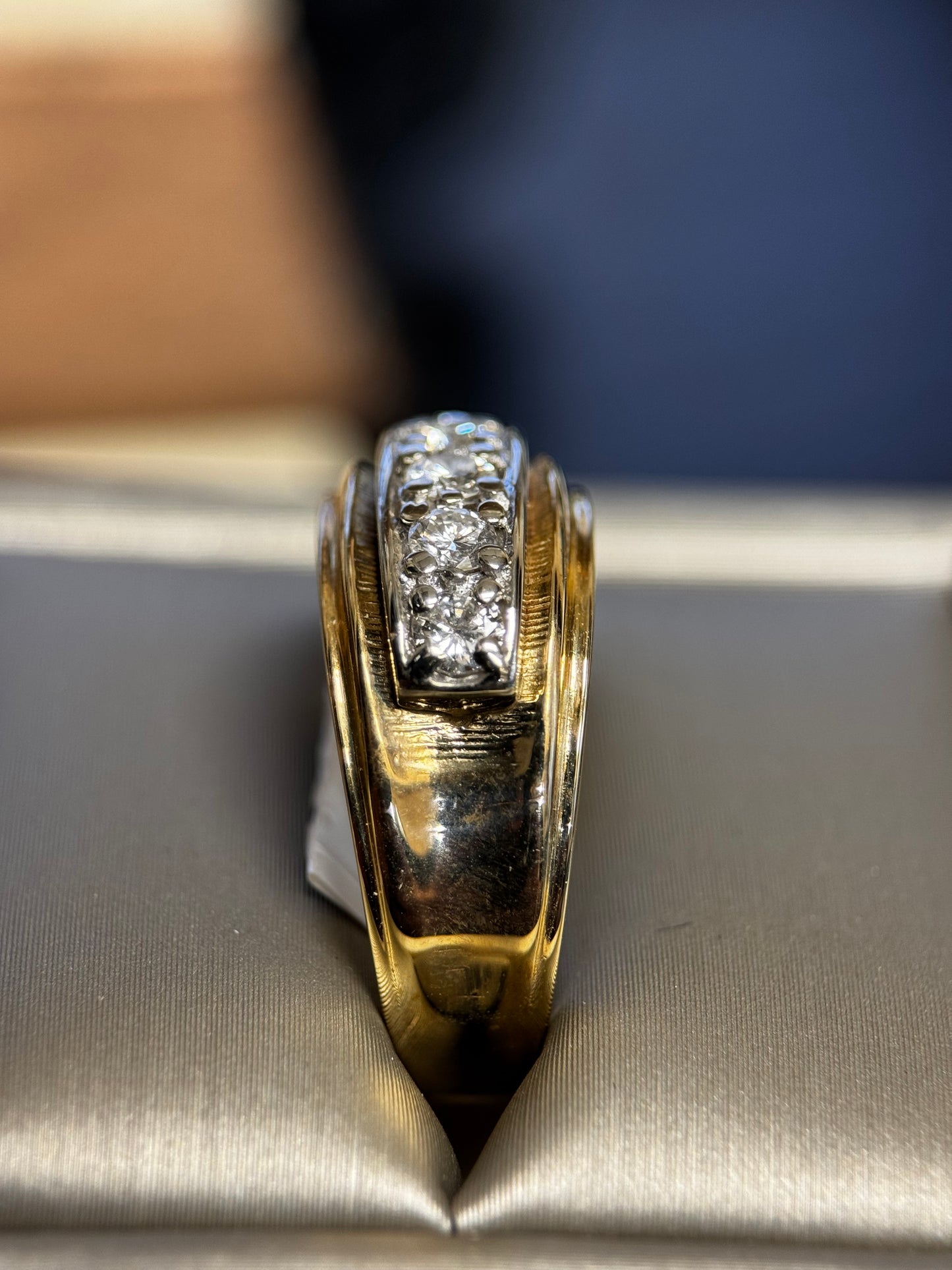 14K Gold .50 Ct. Diamond Men's Ring