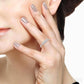 1/20 Ctw Triple Circle Round Cut Diamond Past Present and Future Promise Ring in 10K White Gold