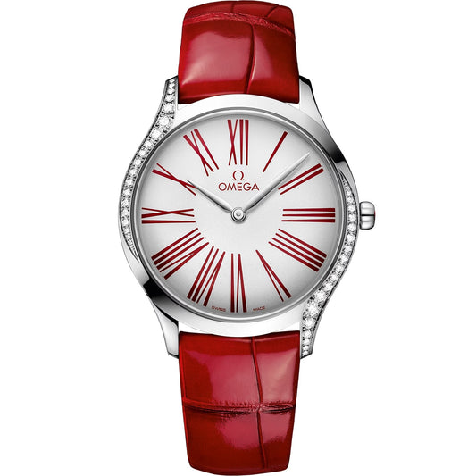 Omega de Ville Trésor 36 mm — Steel on Leather Strap
