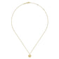 Gabriel & Co. Diamond Cut - 14K White-Yellow Gold Bujukan Diamond Cut Pendant Necklace .03CTW