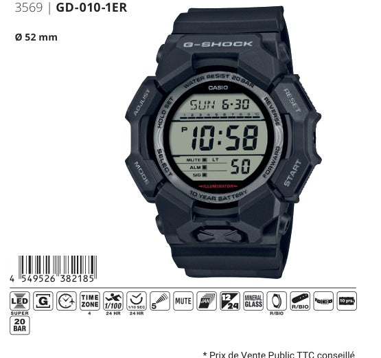 Casio G-Shock GD-010-1