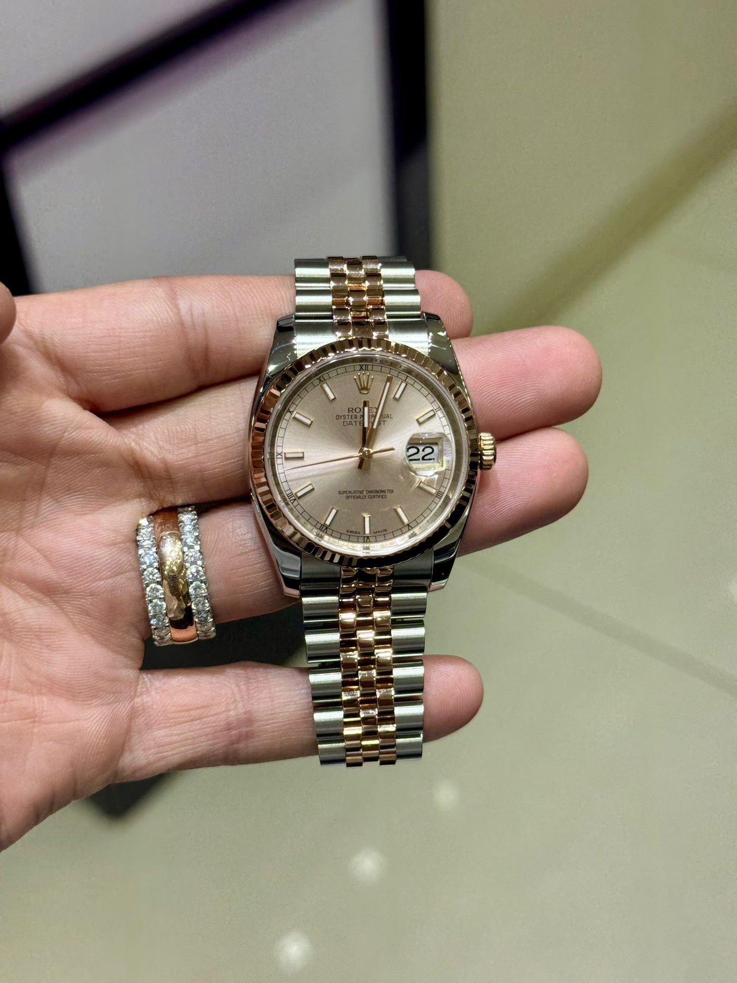 Rolex Datejust | 18k Rose gold & Stainless Steel | 36 mm 116231