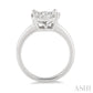 3/4 Ctw Lovebright Round Cut Diamond Bridal Ring in 14K White Gold