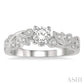 1/10 Ctw Diamond Semi-Mount Engagement Ring in 14K White Gold