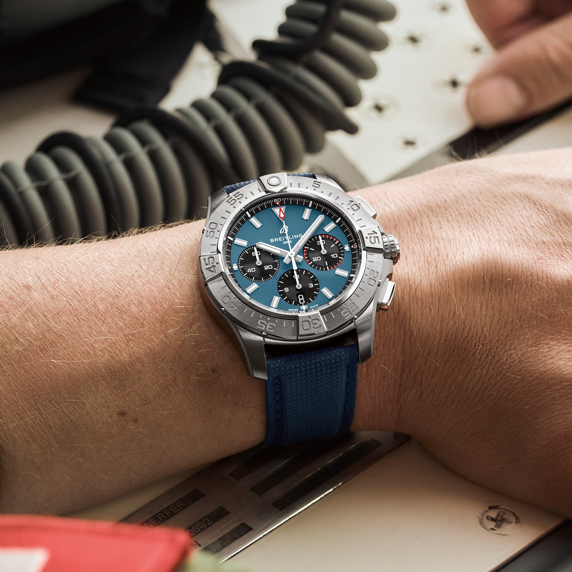 Breitling Avenger B01 Chronograph 44 — Blue Dial