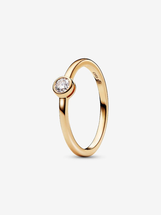 Pandora Era Bezel 14k Gold Lab-grown Diamond Ring
