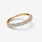 Pandora Era 14k Gold Lab-grown Diamond Half Eternity Band Ring