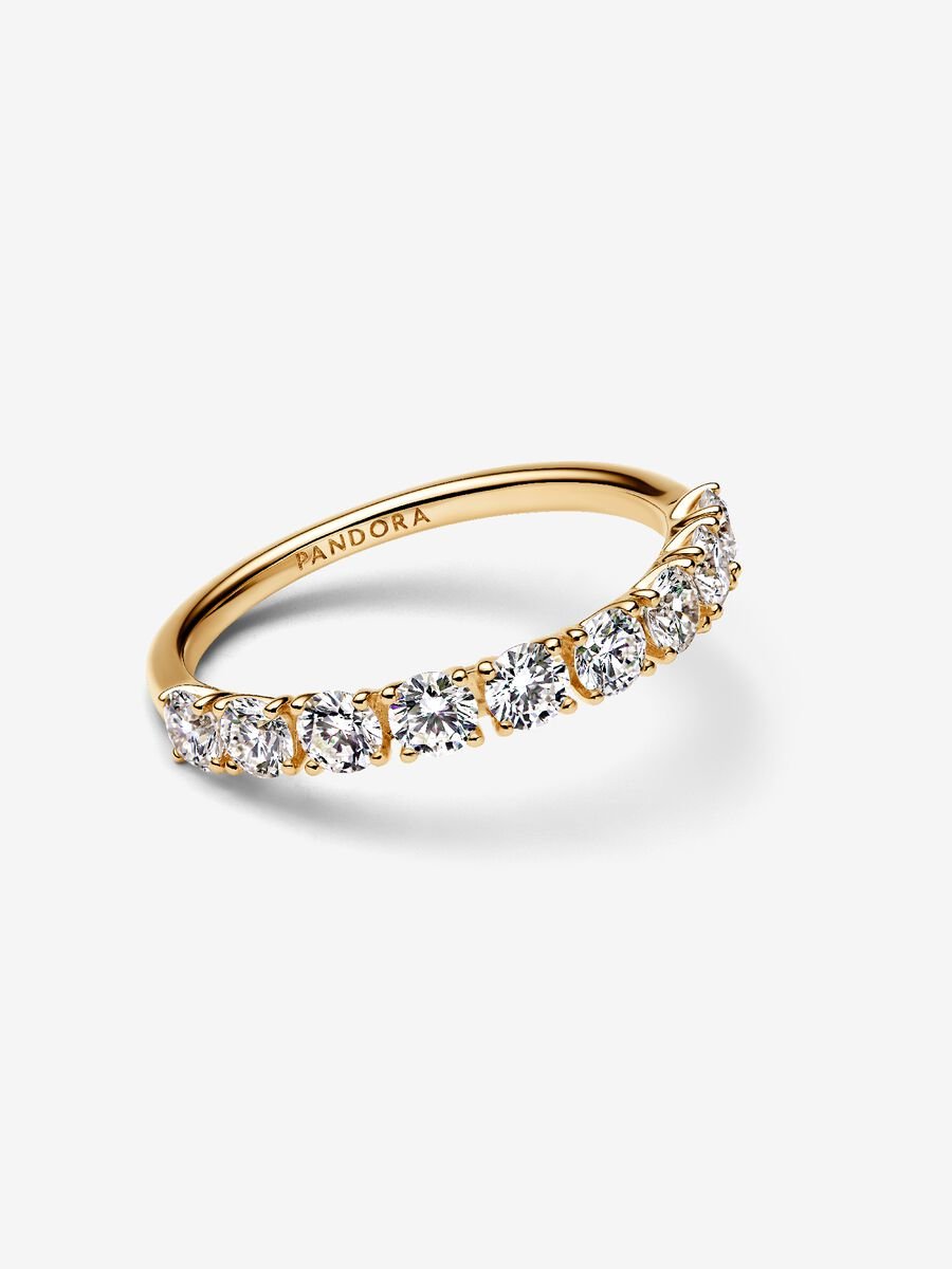 Pandora Era 14k Gold Lab-grown Diamond Half Eternity Band Ring