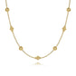 Gabriel & Co. 14K Yellow Gold Bujukan Bead Station Necklace