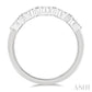 1/2 Ctw 5-Stone Lovebright Round Cut Diamond Band in 14K White Gold